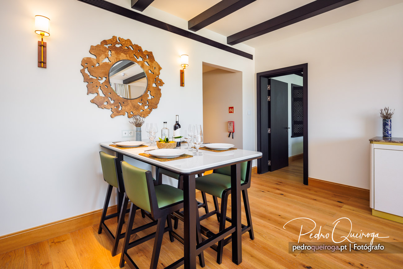 Pormenor da mesa de jantar