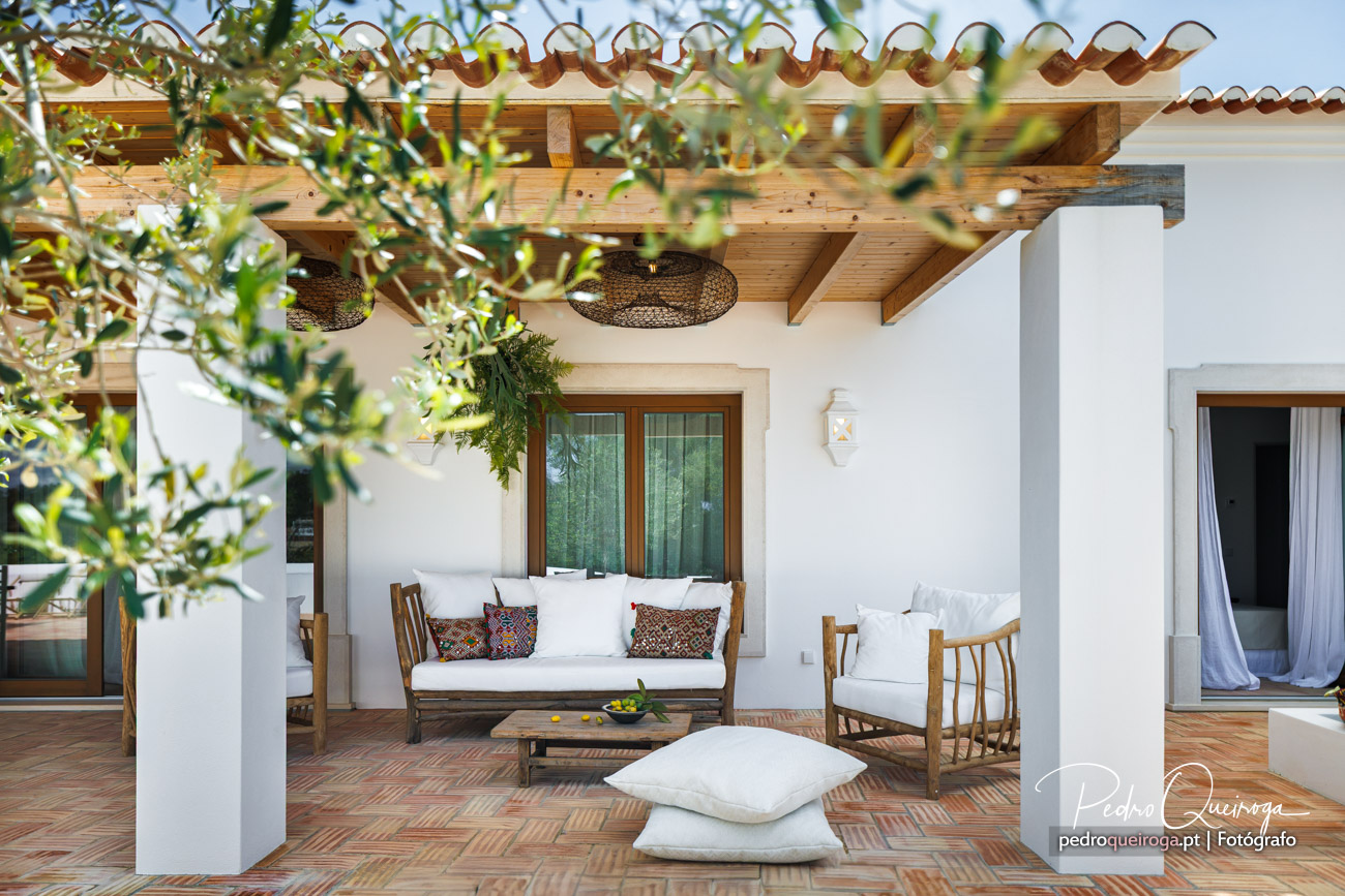 Zona de estar do alpendre