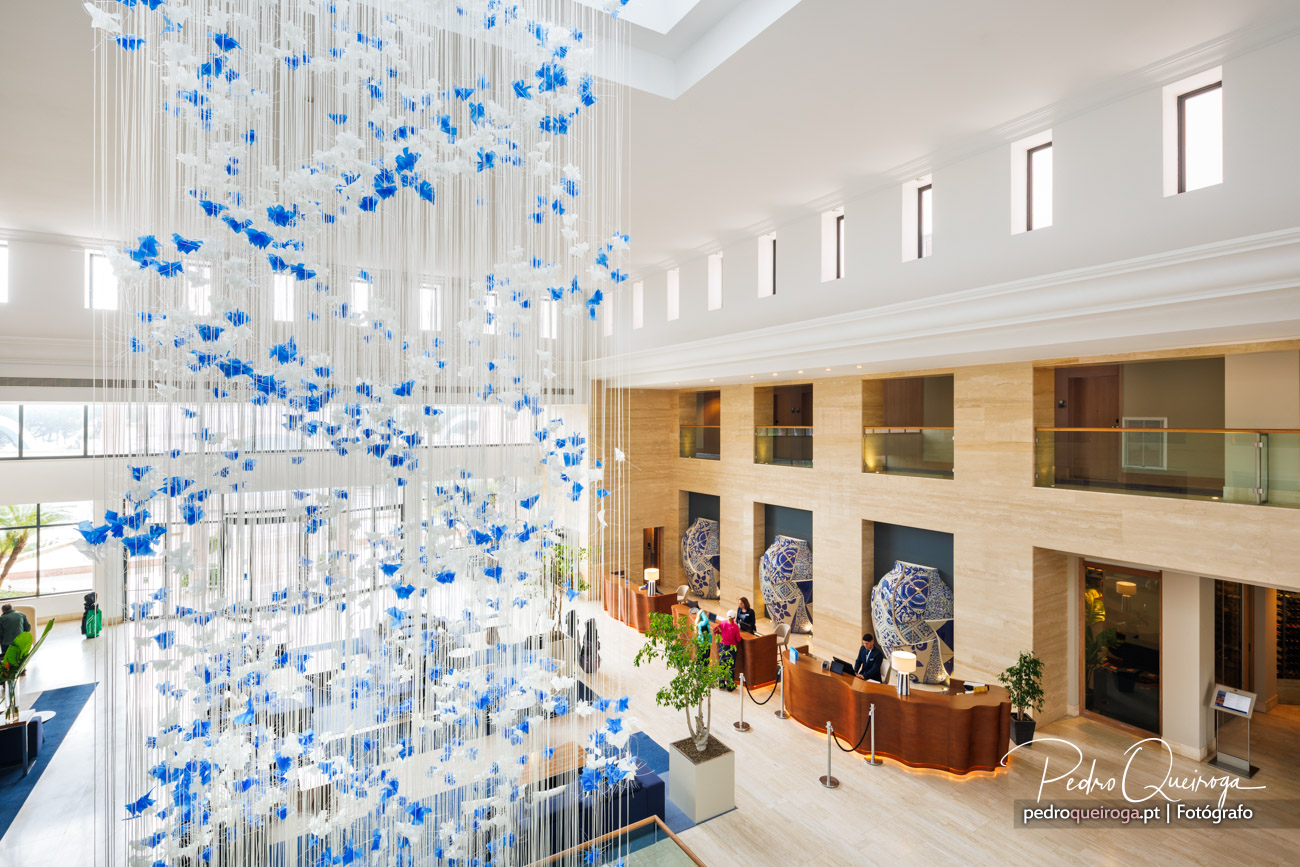 Fotografia de hotéis - Detalhe do candeeiro